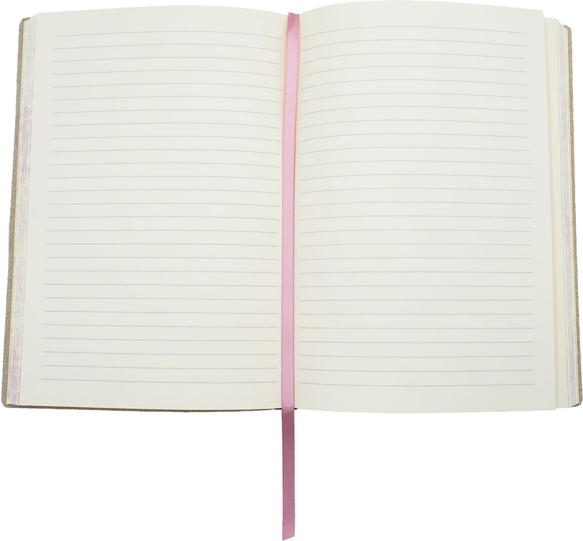 Mauve Butterfly Charm Leather Journal