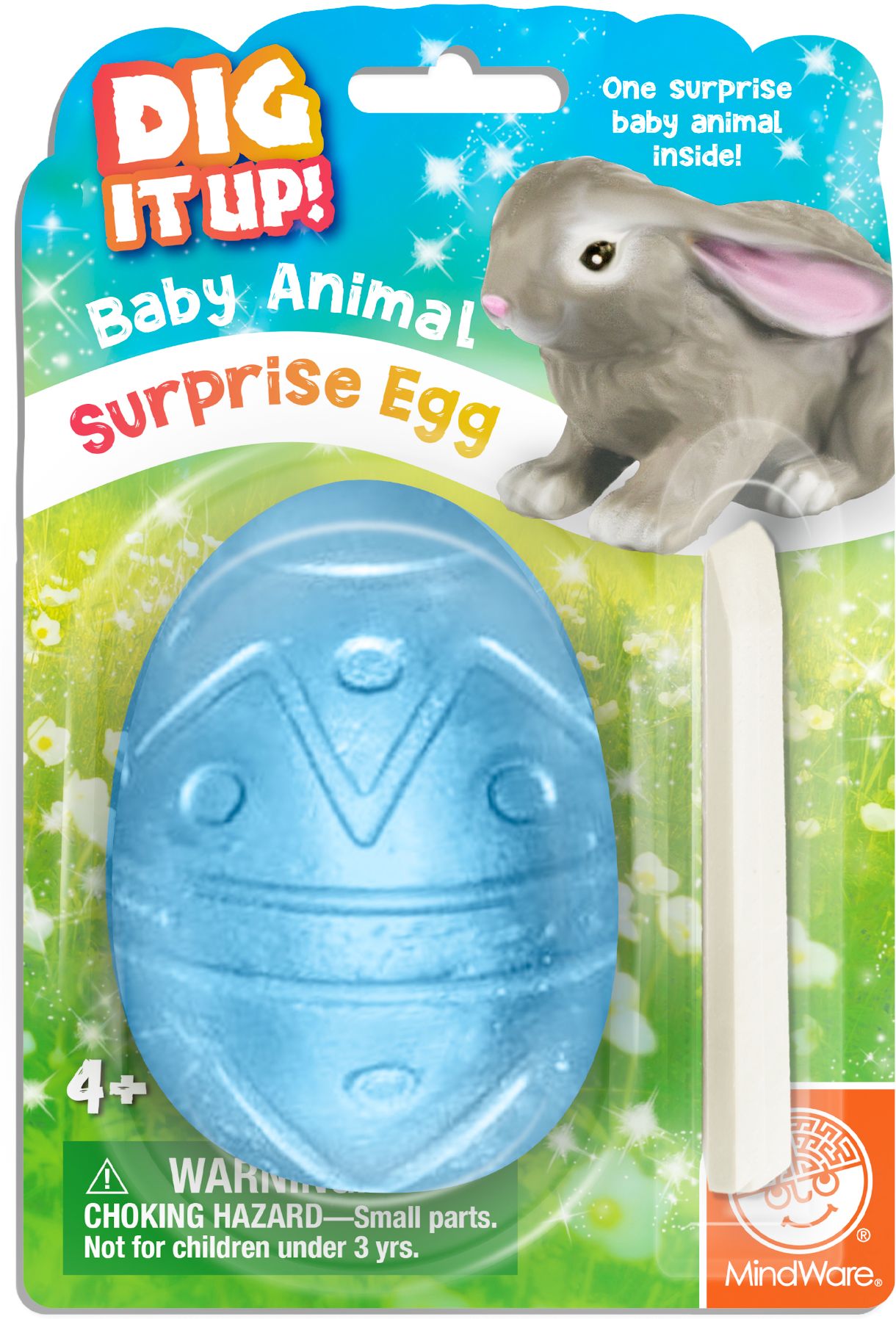 DIU! SPRING ANIMALS EGG - BLUE B&N