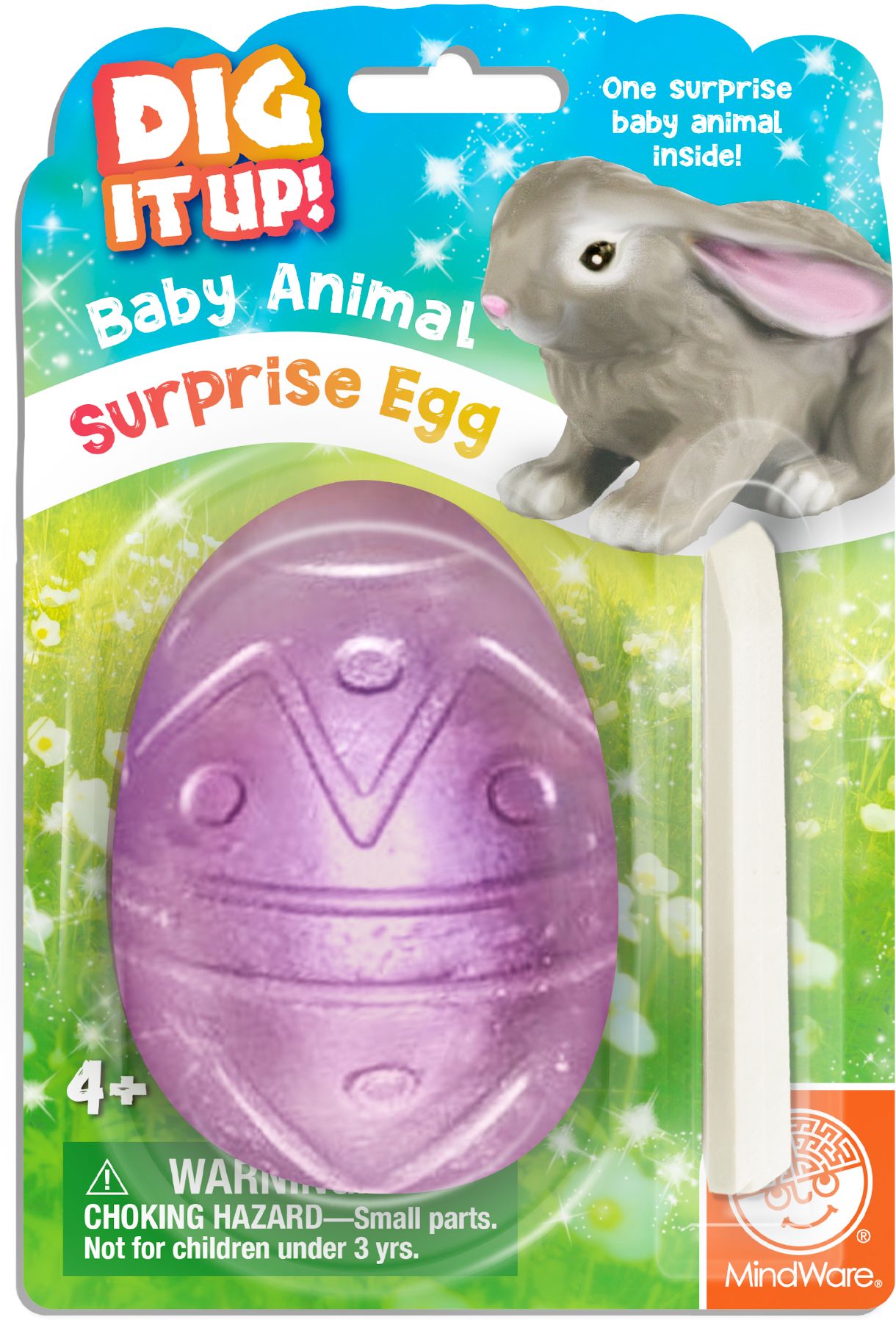 DIU! SPRING ANIMALS EGG - PURPLE B&N
