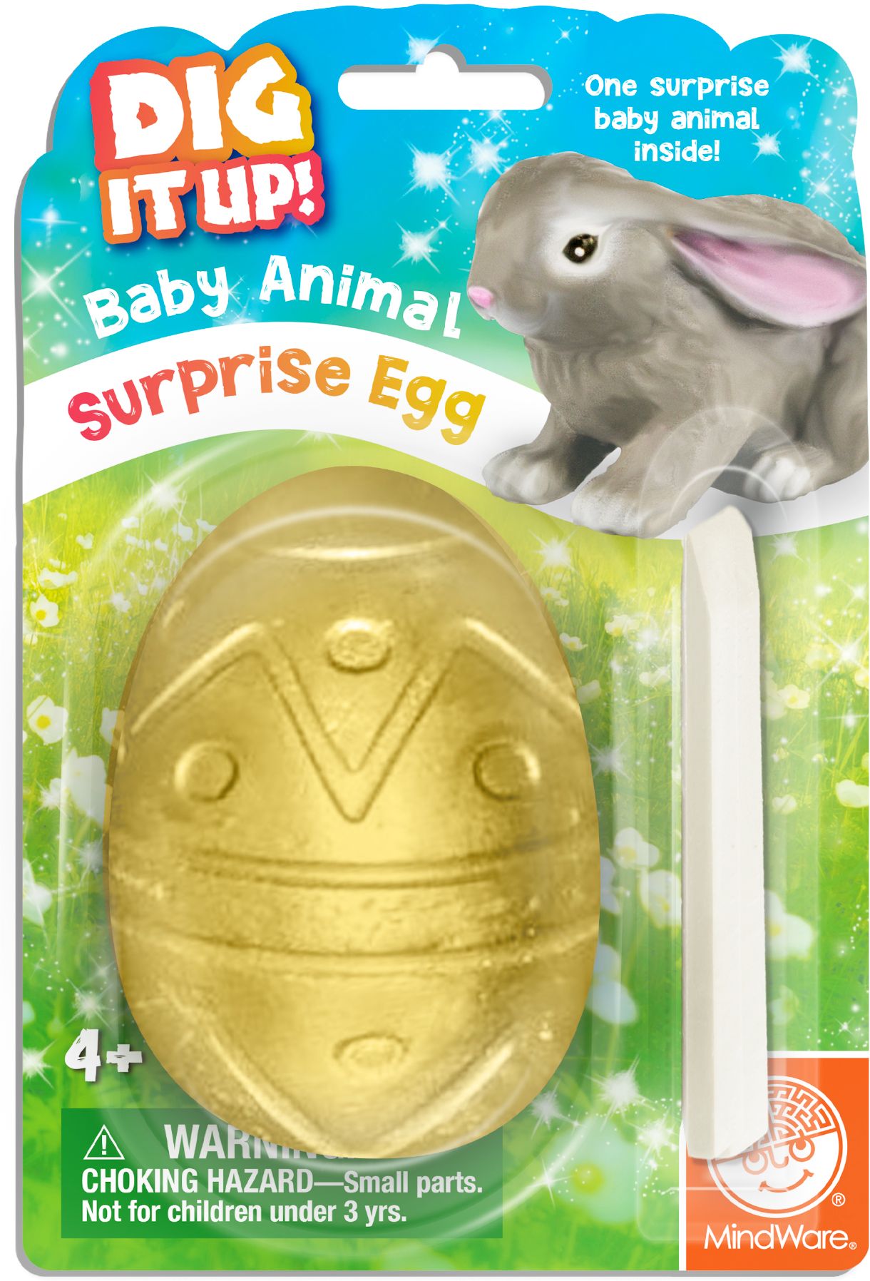 DIU! SPRING ANIMALS EGG - YELLOW B&N