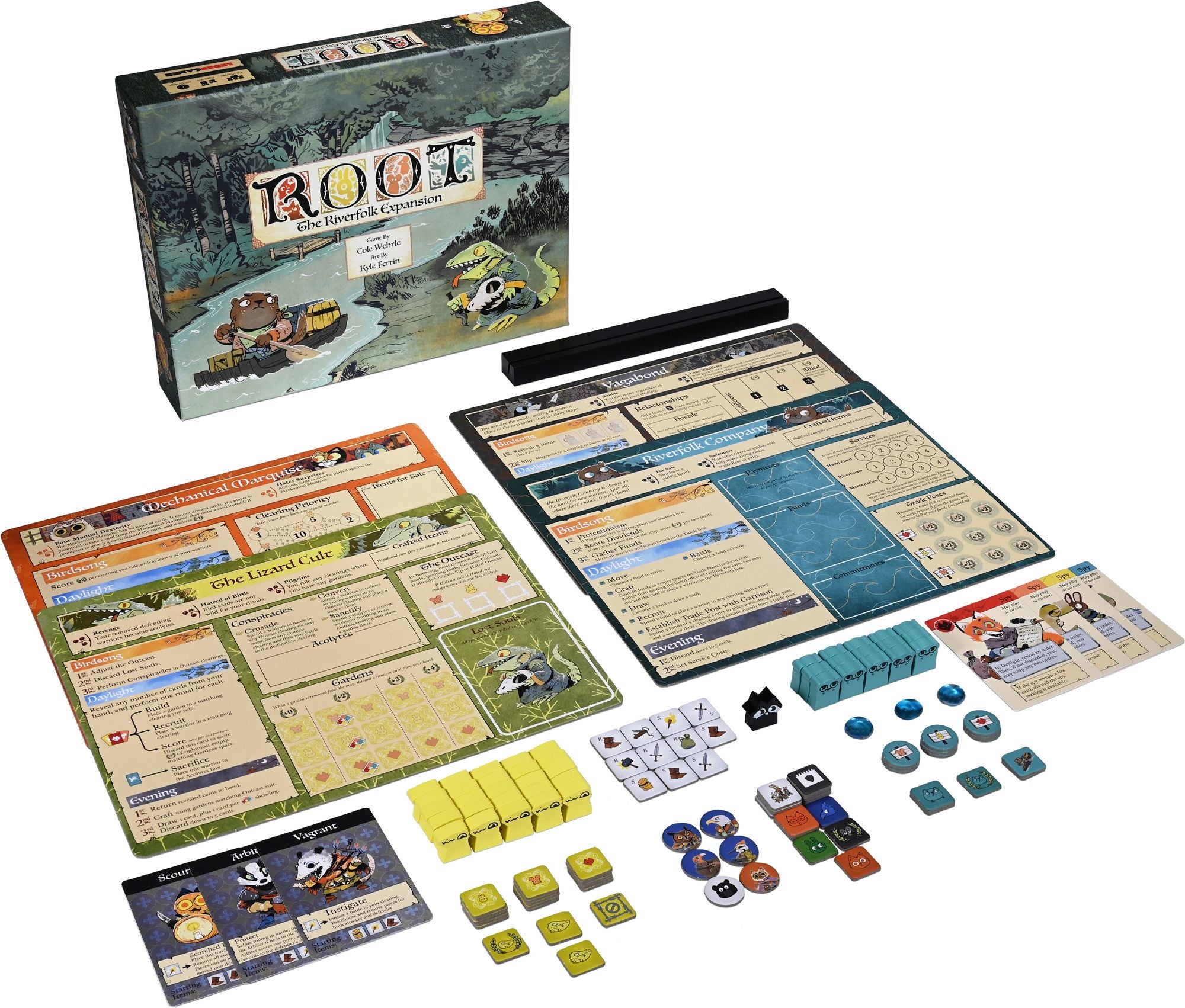 Root The Riverfolk Expansion by Cole Wehrle