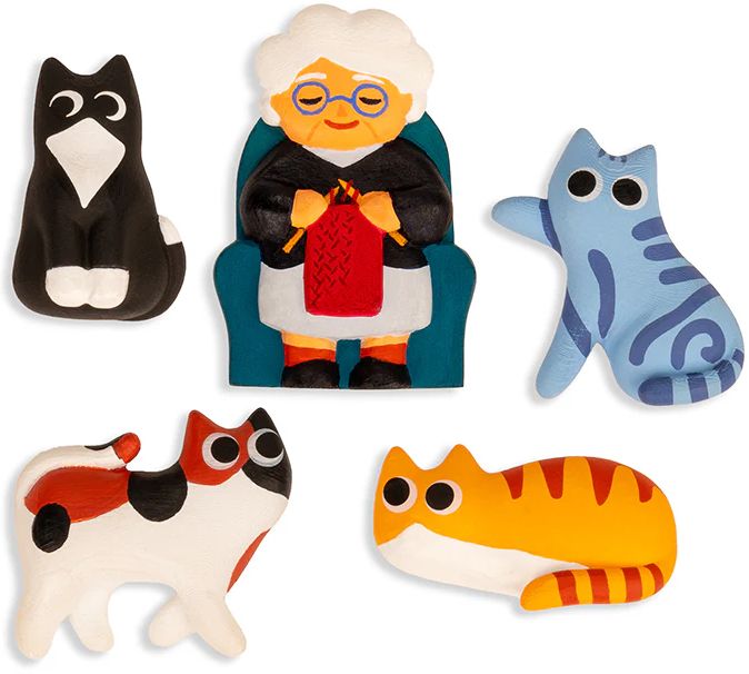 Cat Lady Magnets