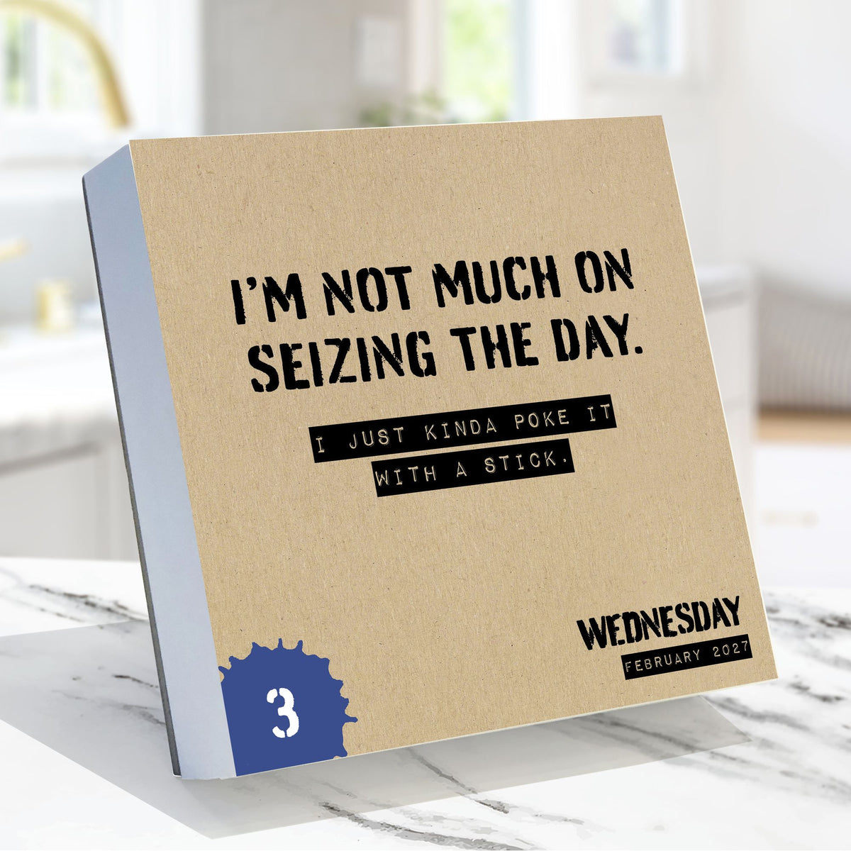 2027 Anti Affirmations/Daily Sarcasm Daily Desktop Calendar