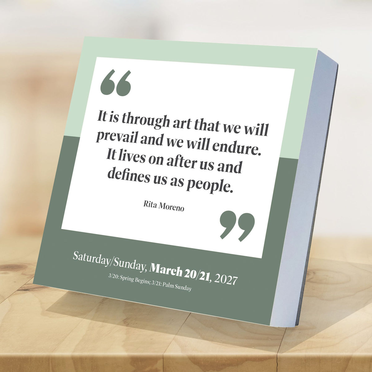 2027 Inspire Daily Desktop Calendar