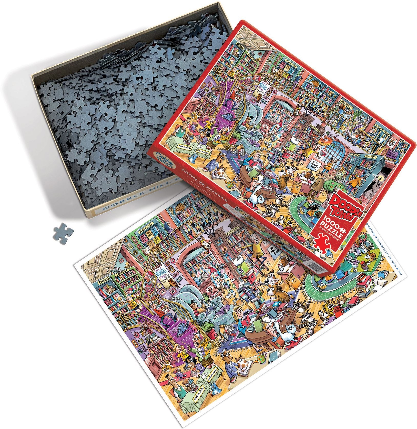 Bookshop Bedlam 1000 Piece Puzzle-B&N Exclusive