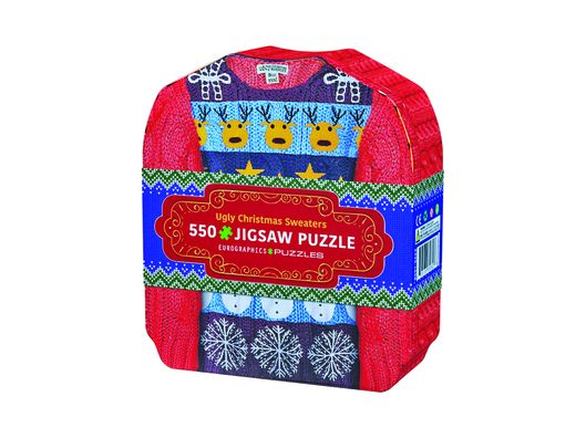 Ugly Christmas Sweaters Tin 550 Shaped Tin