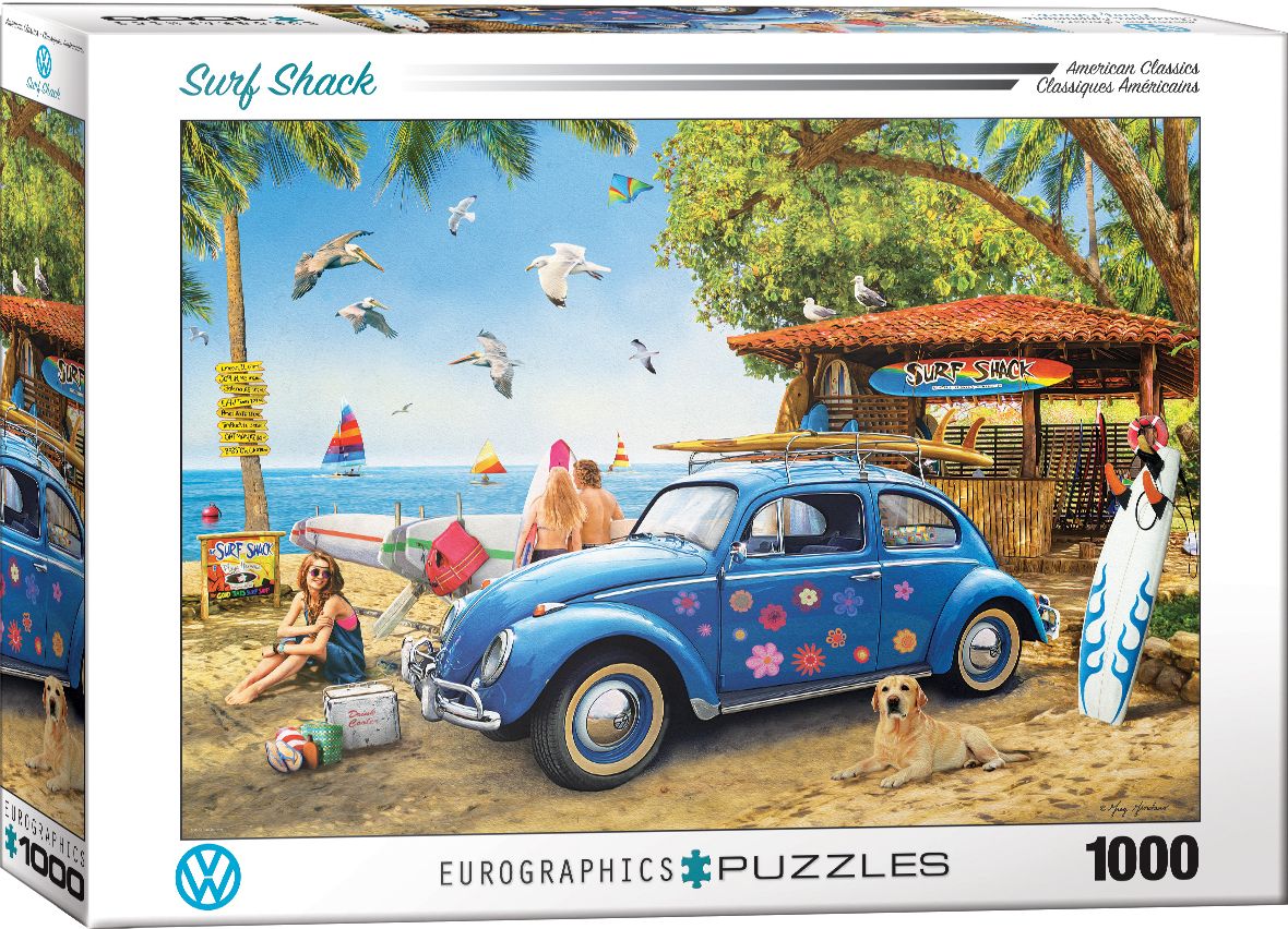 VW Beetle Surf Shack 1000 PC Puzzle