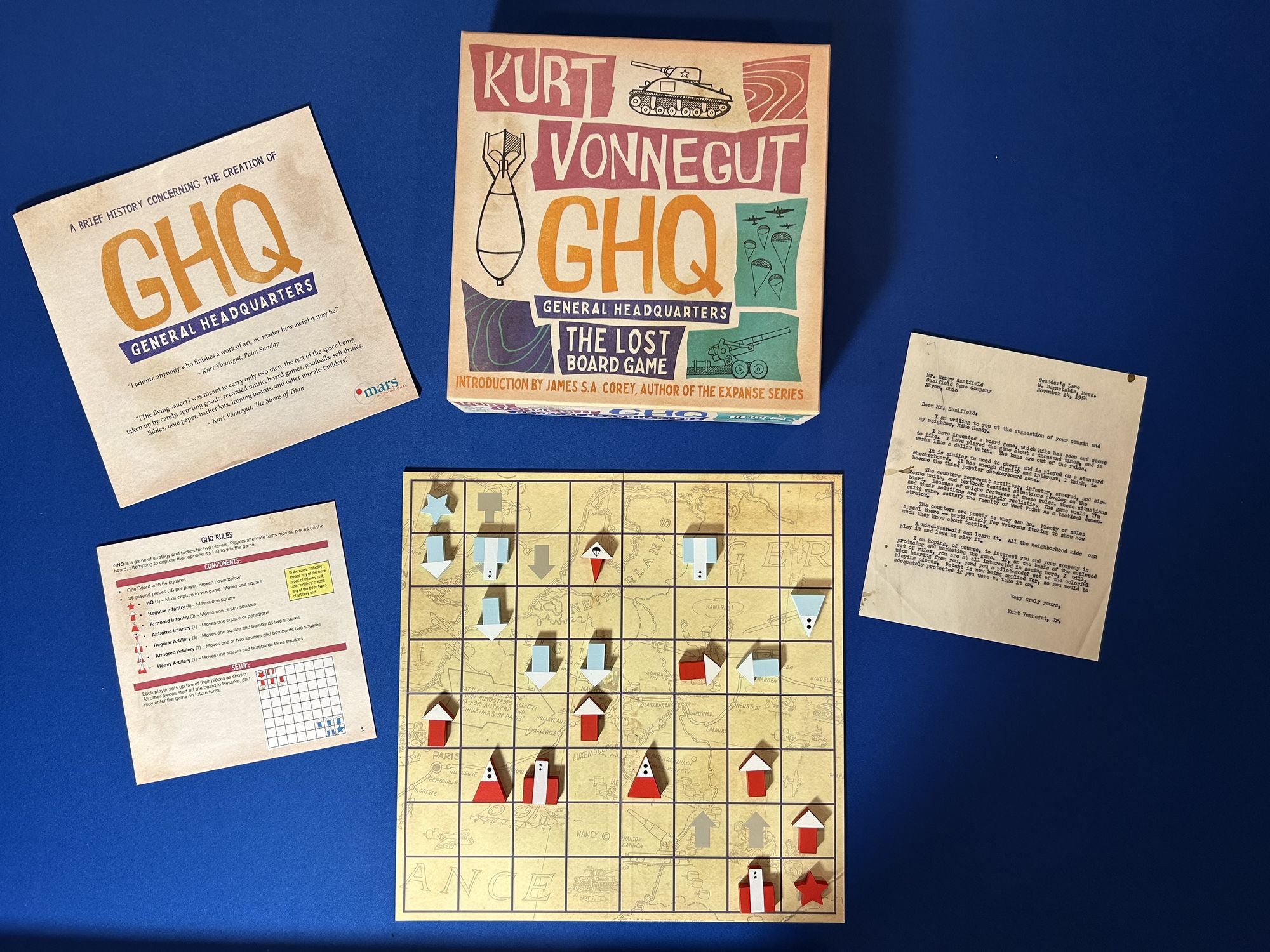 Kurt Vonnegut's GHQ: The Lost Board Game (B&N Exclusive) (B&N Game of the Month)