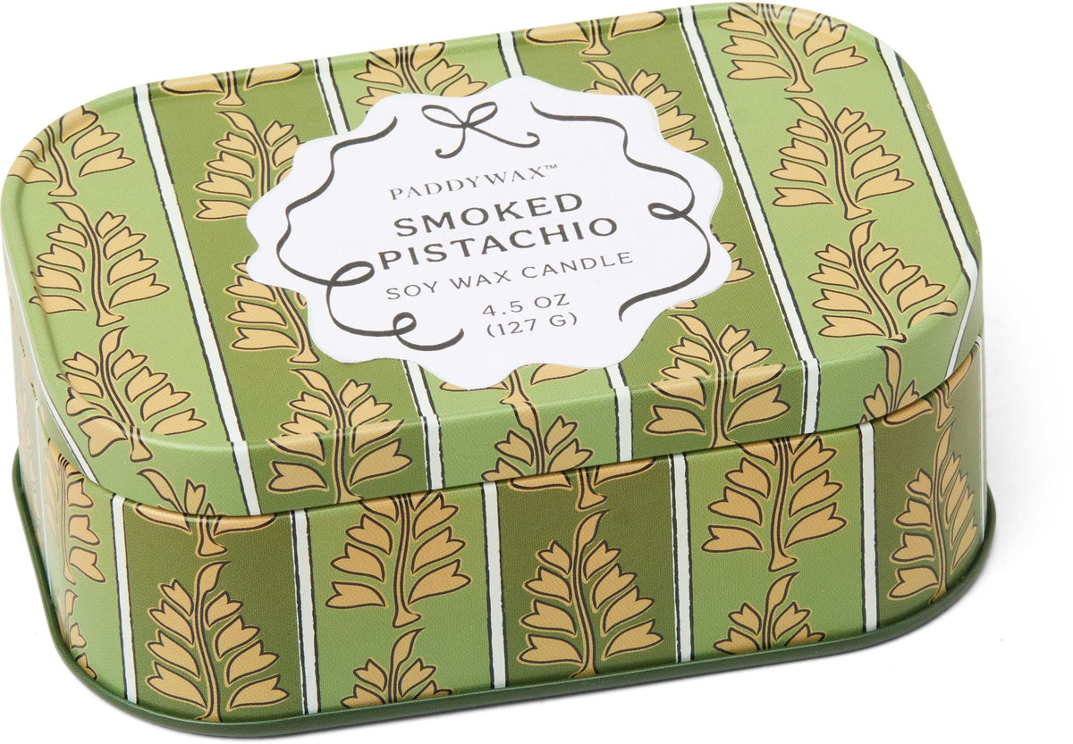 Chérie Smoked Pistachio Soy Wax Candle Tin 4.50 ox