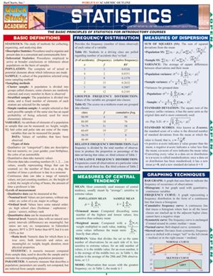 BarCharts- Inc. 9781572229440 Statistics- Pack of 3