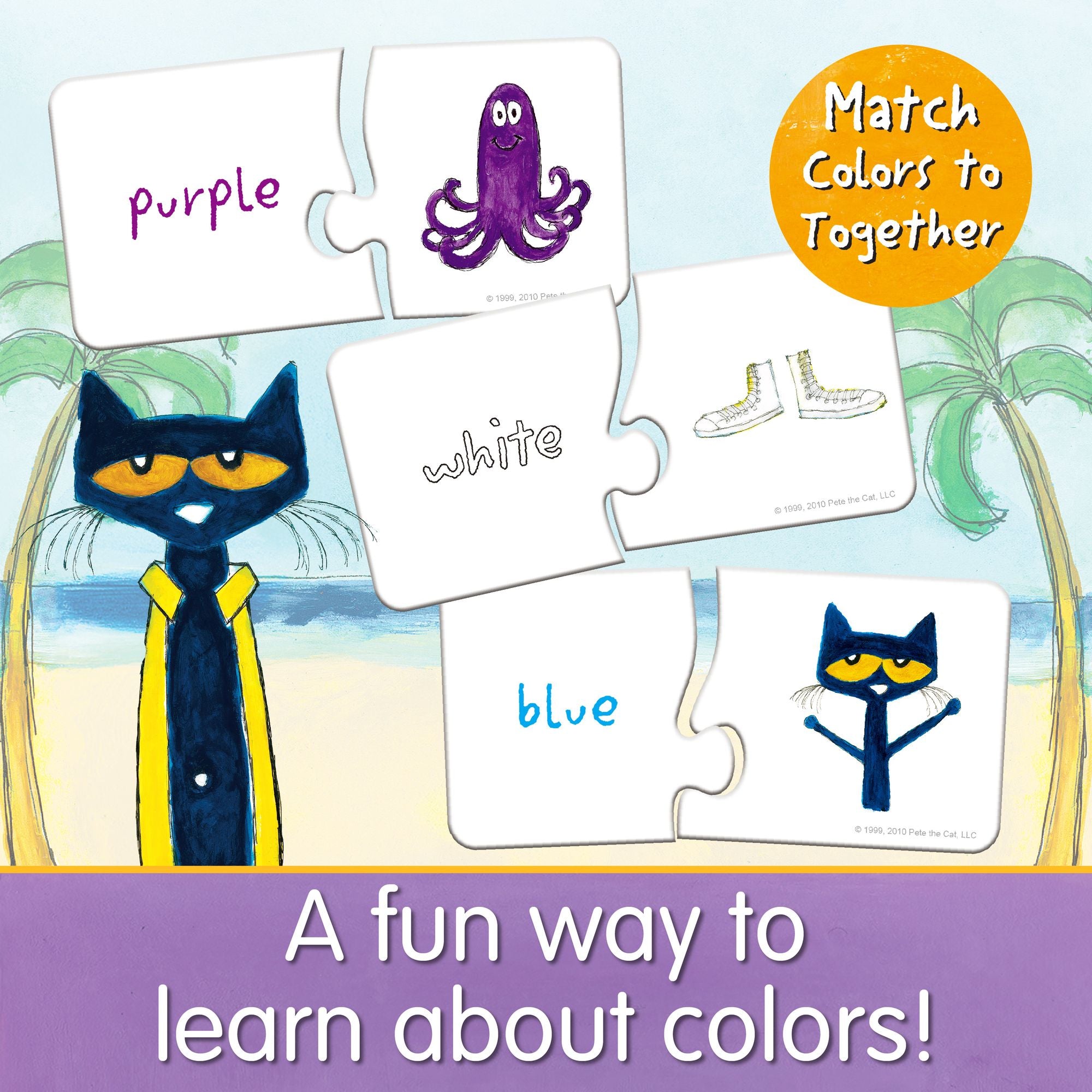 Pete the Cat Match It! Tin Colors
