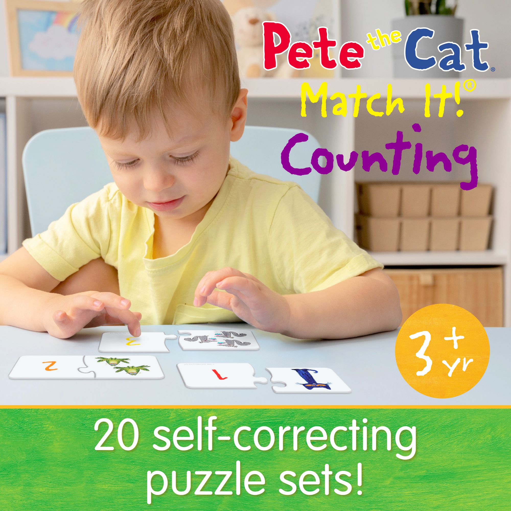 Pete the Cat Match It! Tin Counting