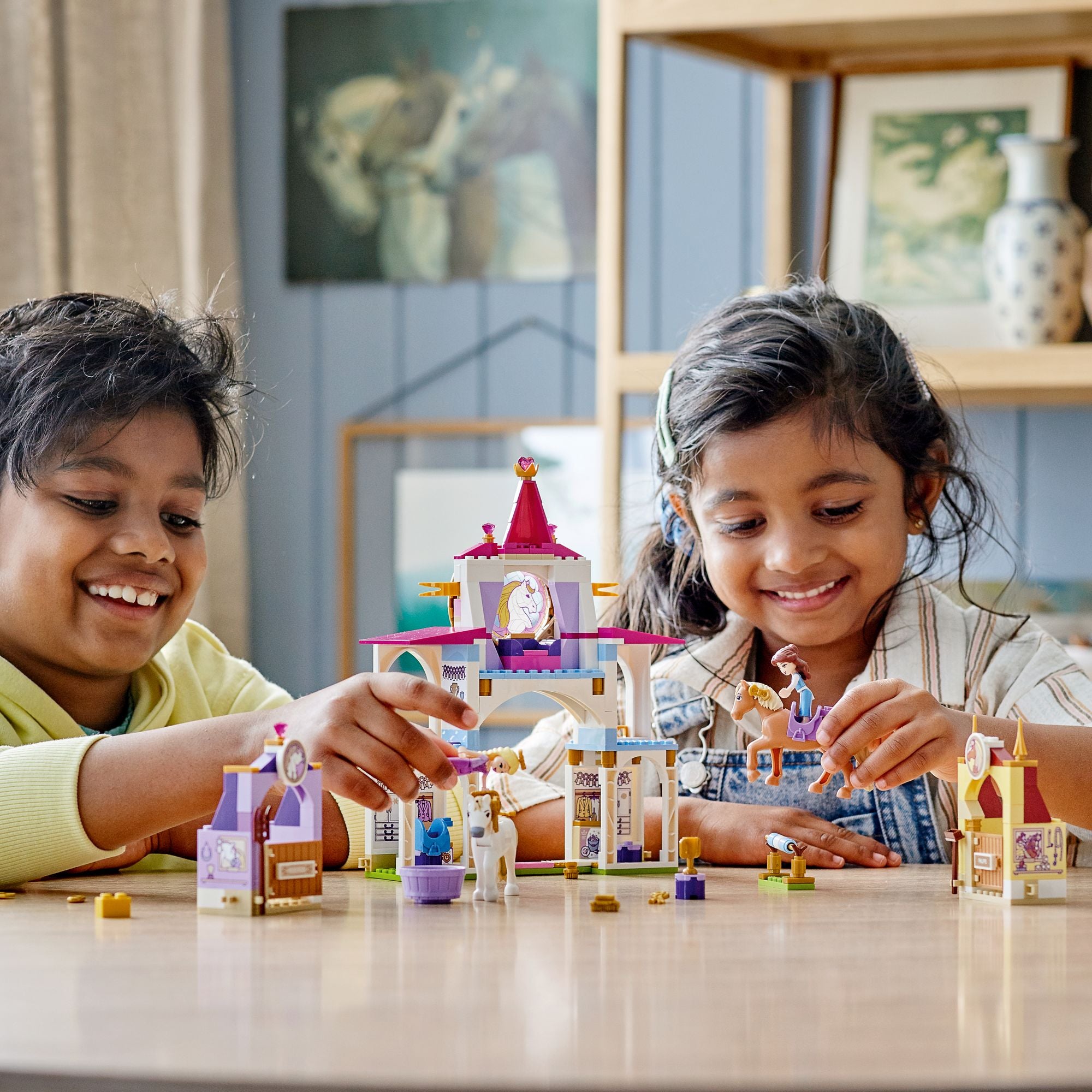 LEGO® Disney Princess Belle and Rapunzel's Royal Stables 43195
