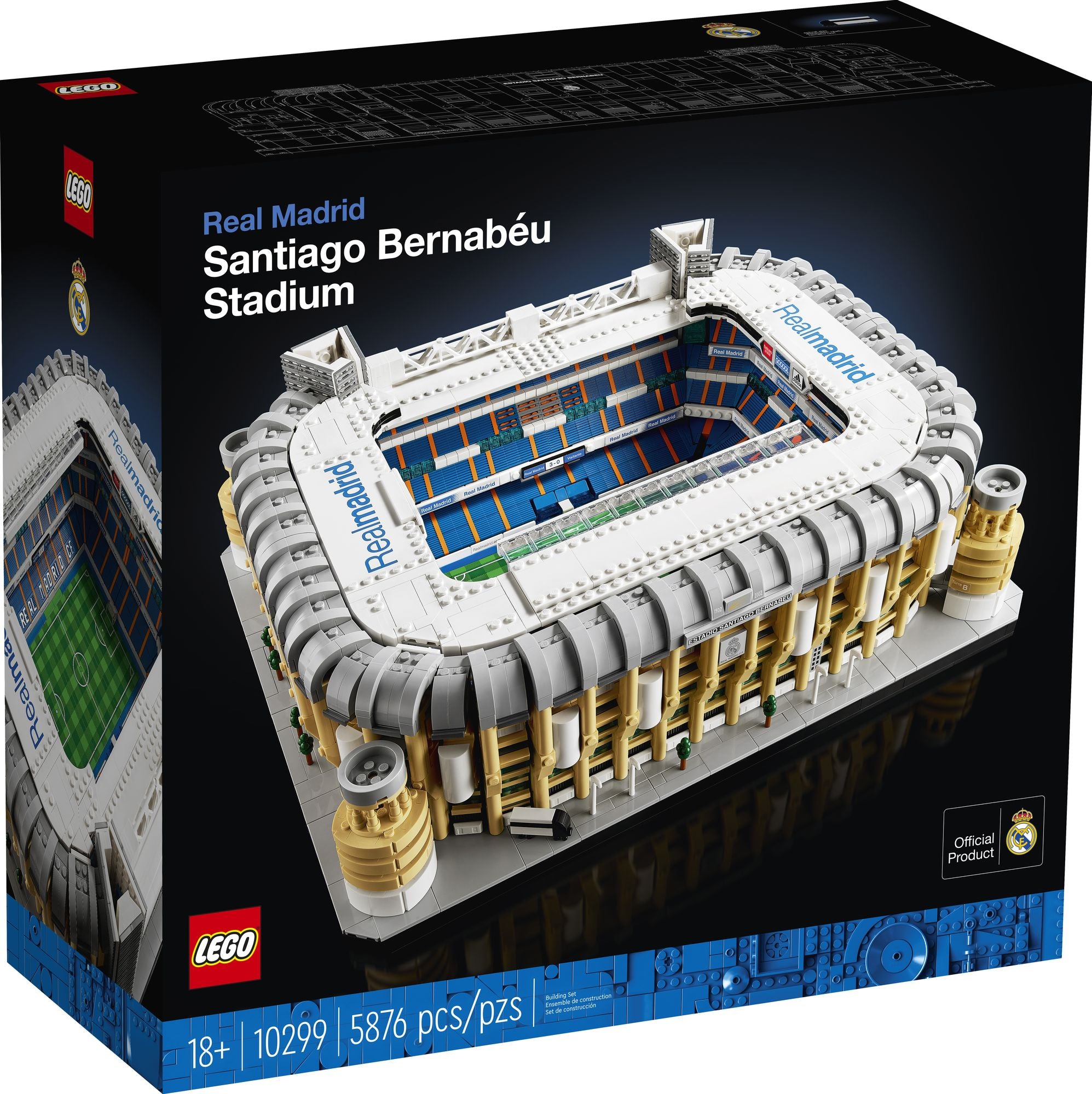 LEGO Icons Real Madrid Santiago Bernabéu Stadium 10299