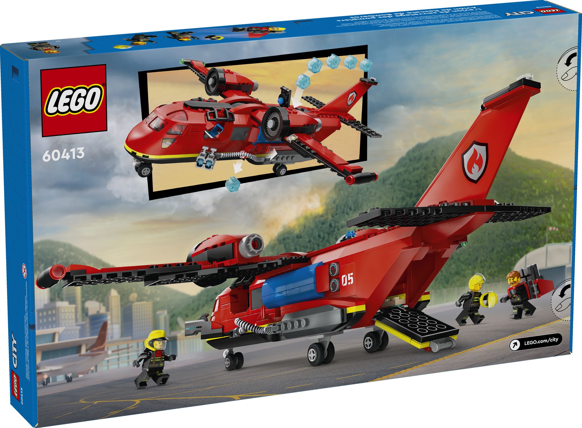 LEGO City Fire Rescue Plane 60413