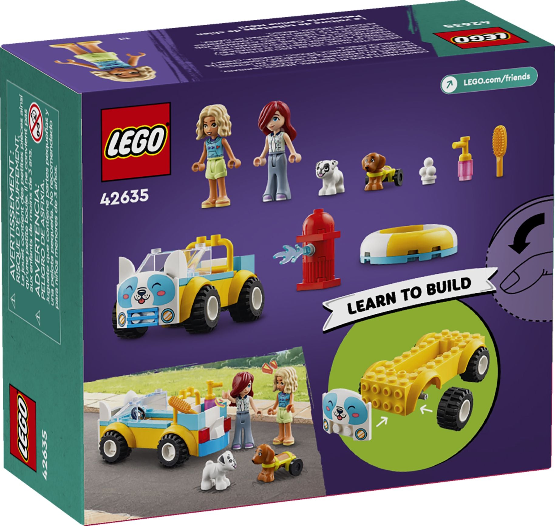 LEGO Friends Dog-Grooming Car 42635