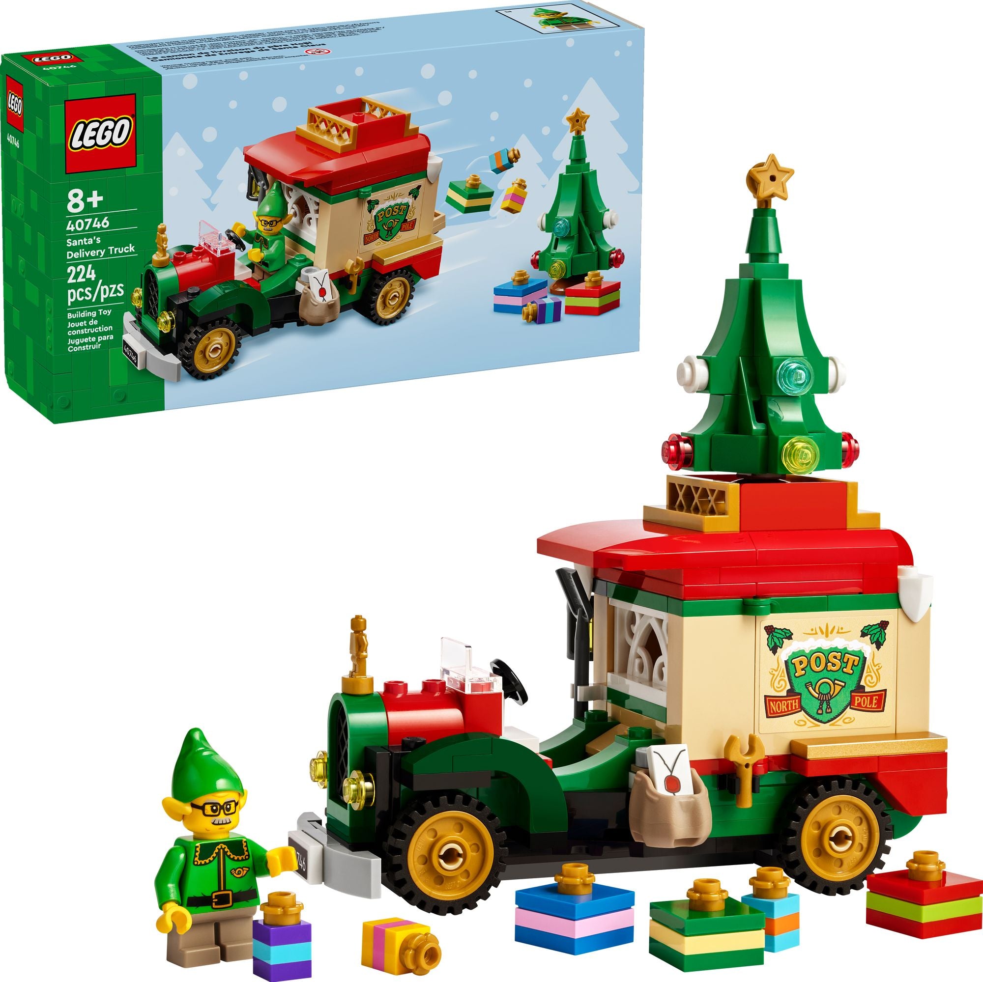 LEGO Iconic Santa's Delivery Truck 40746