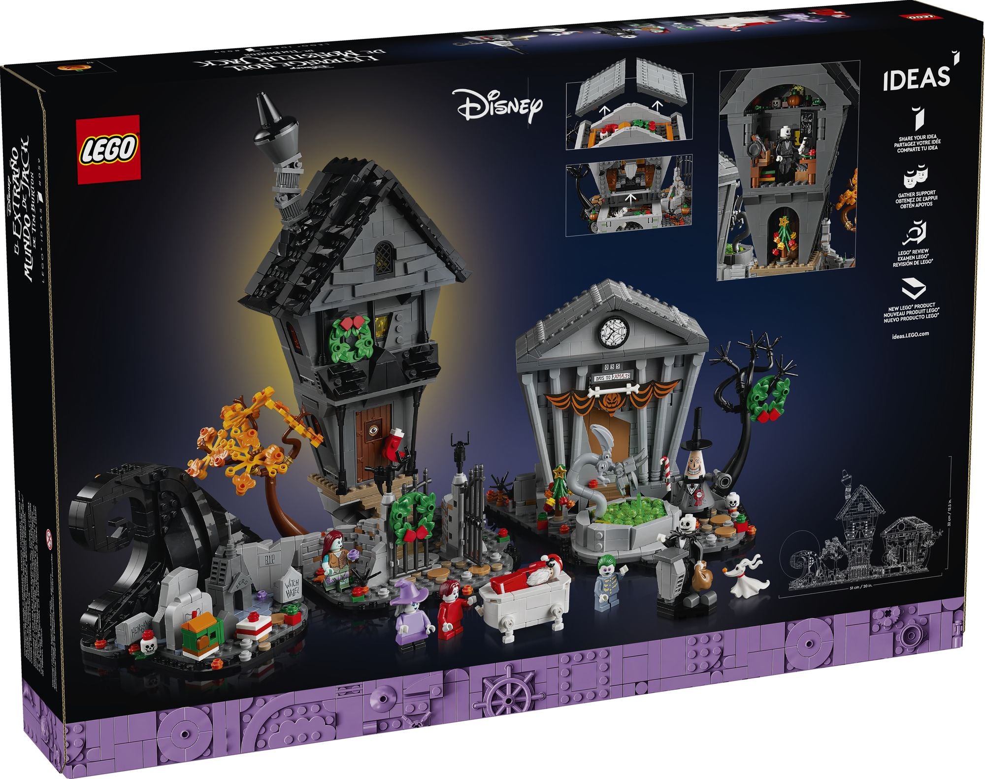 LEGO Ideas Disney Tim Burton's The Nightmare Before Christmas 21351