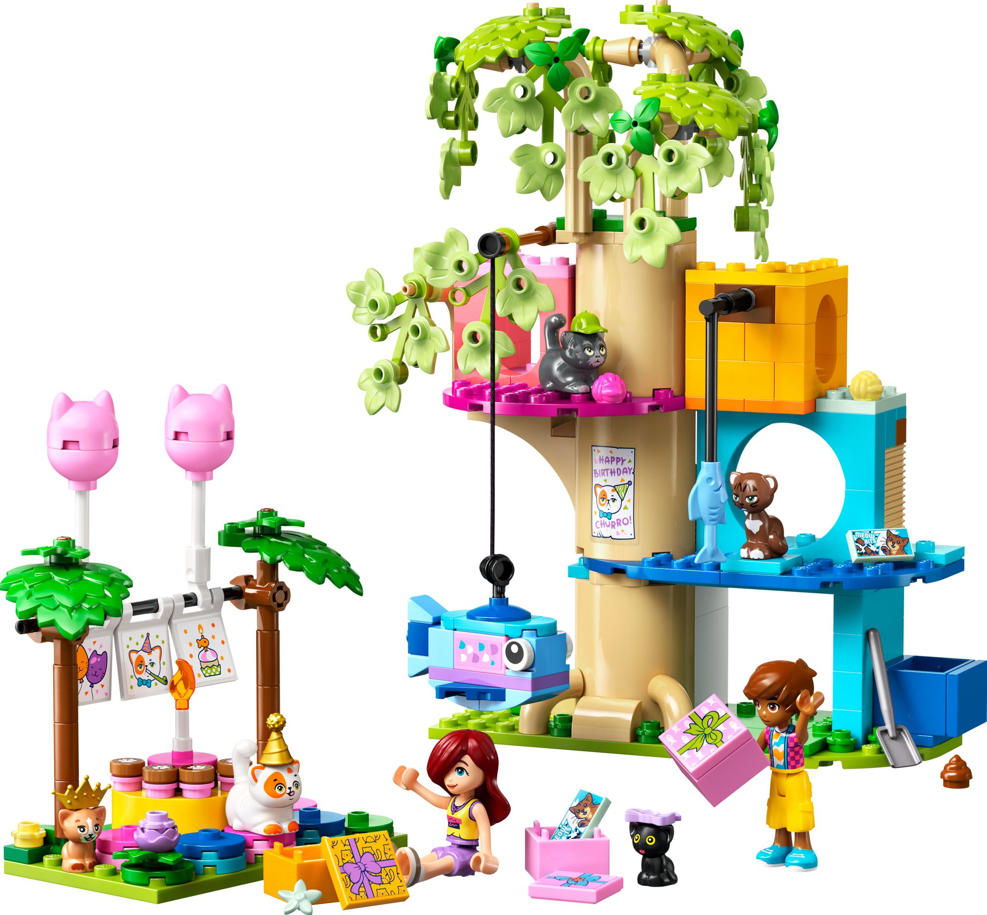 LEGO Friends Cat Birthday Party & Tree House 42666