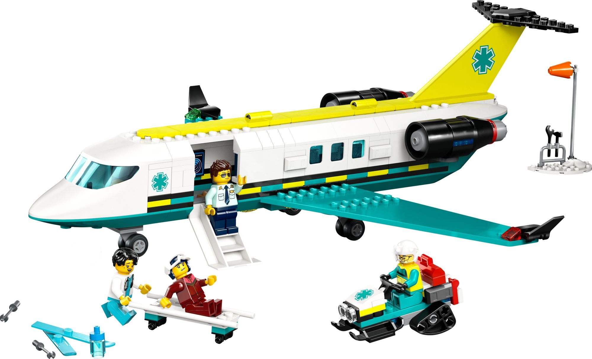 LEGO City Big Vehicles Emergency Air Ambulance Airplane 60465