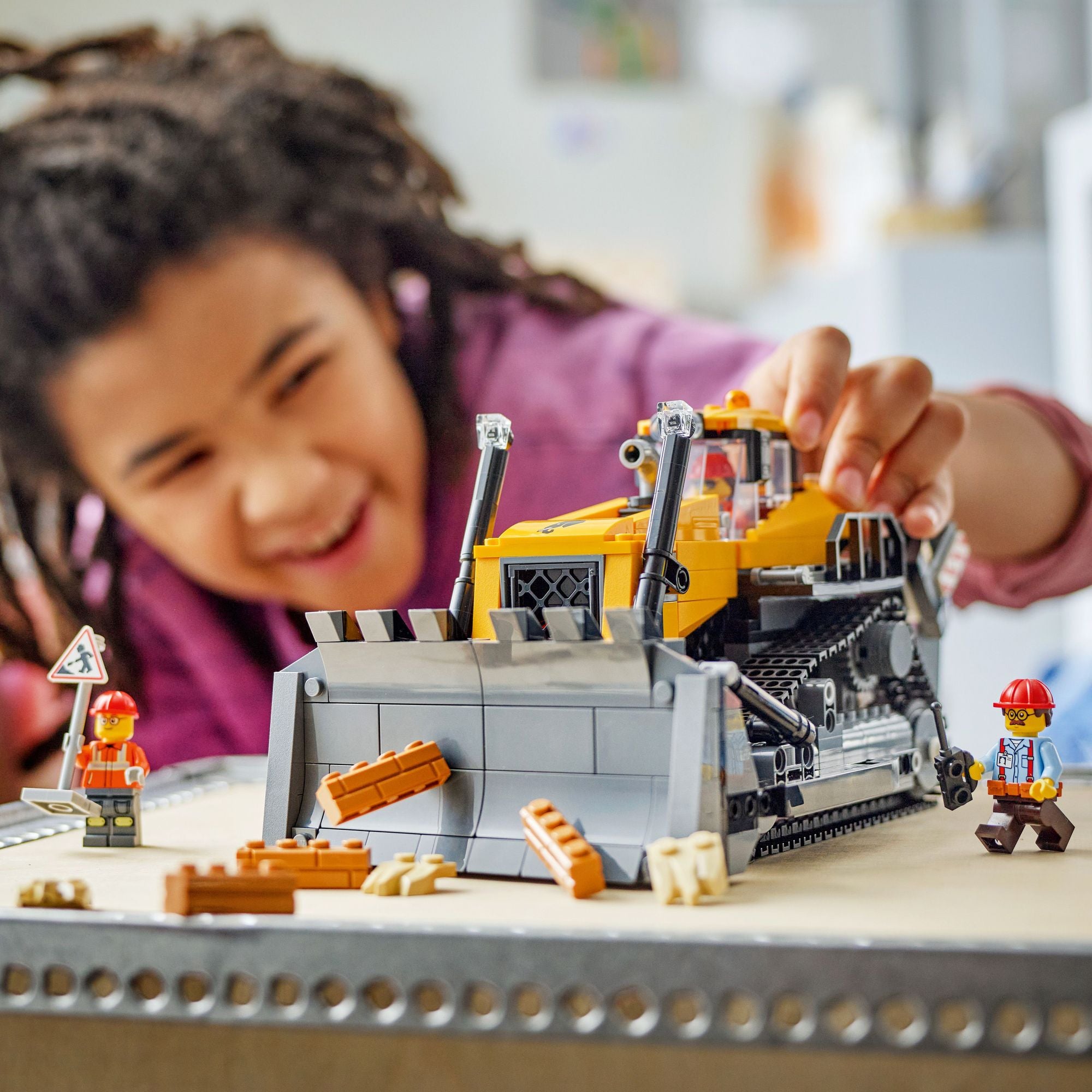 LEGO City Big Vehicles Yellow Bulldozer 60466