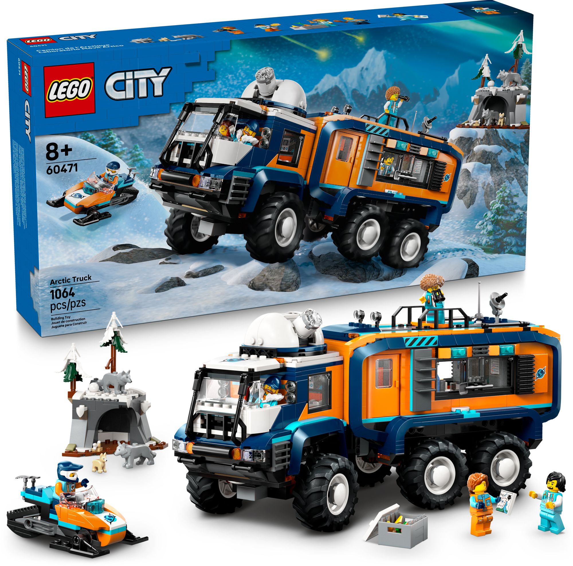LEGO City Exploration Arctic Explorer Science Lab Truck 60471