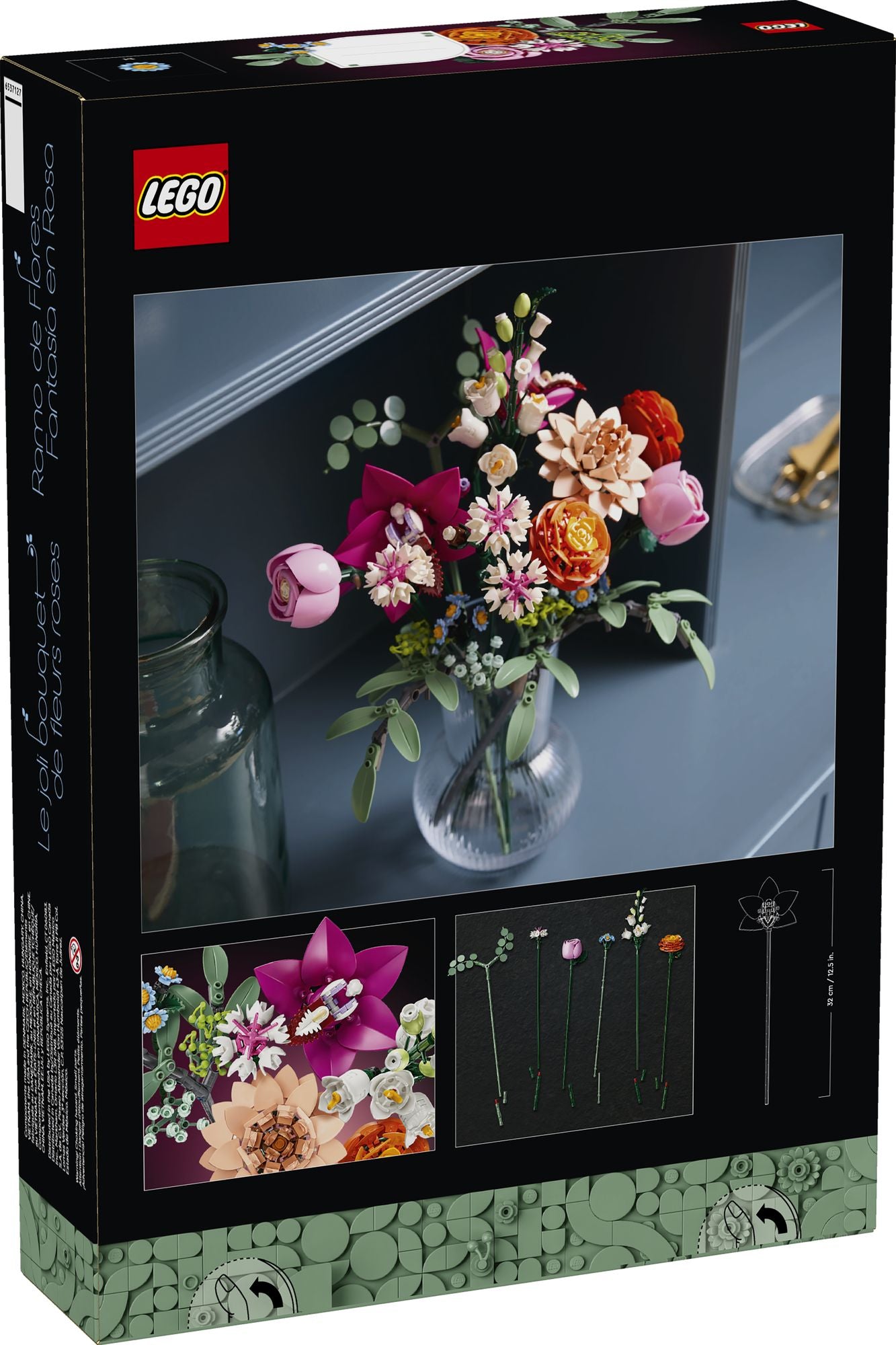 LEGO Botanicals Pretty Pink Flower Bouquet 10342