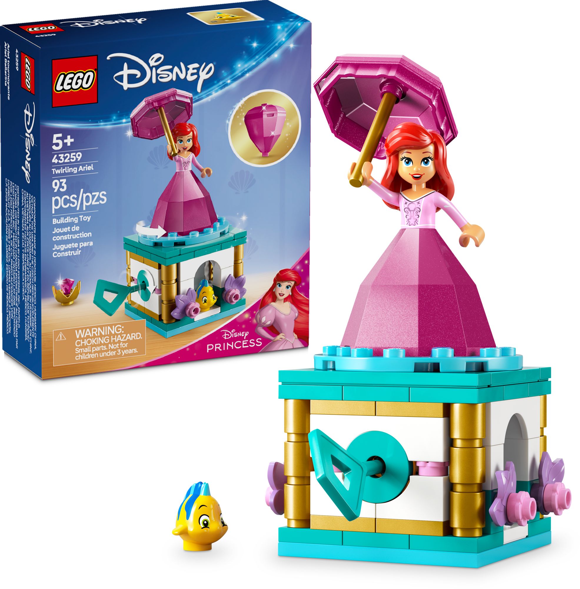LEGO Disney Princess Twirling Ariel 43259