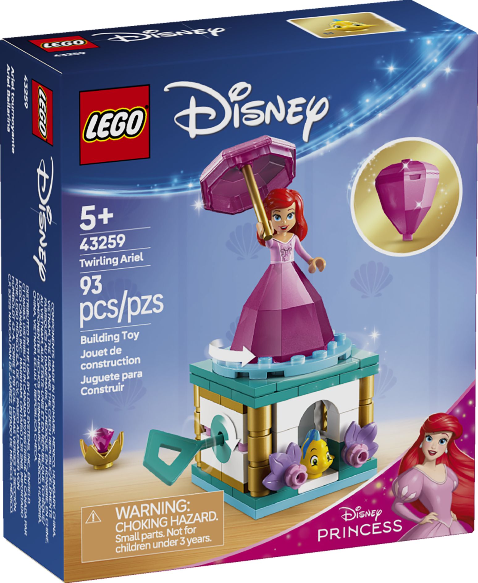 LEGO Disney Princess Twirling Ariel 43259