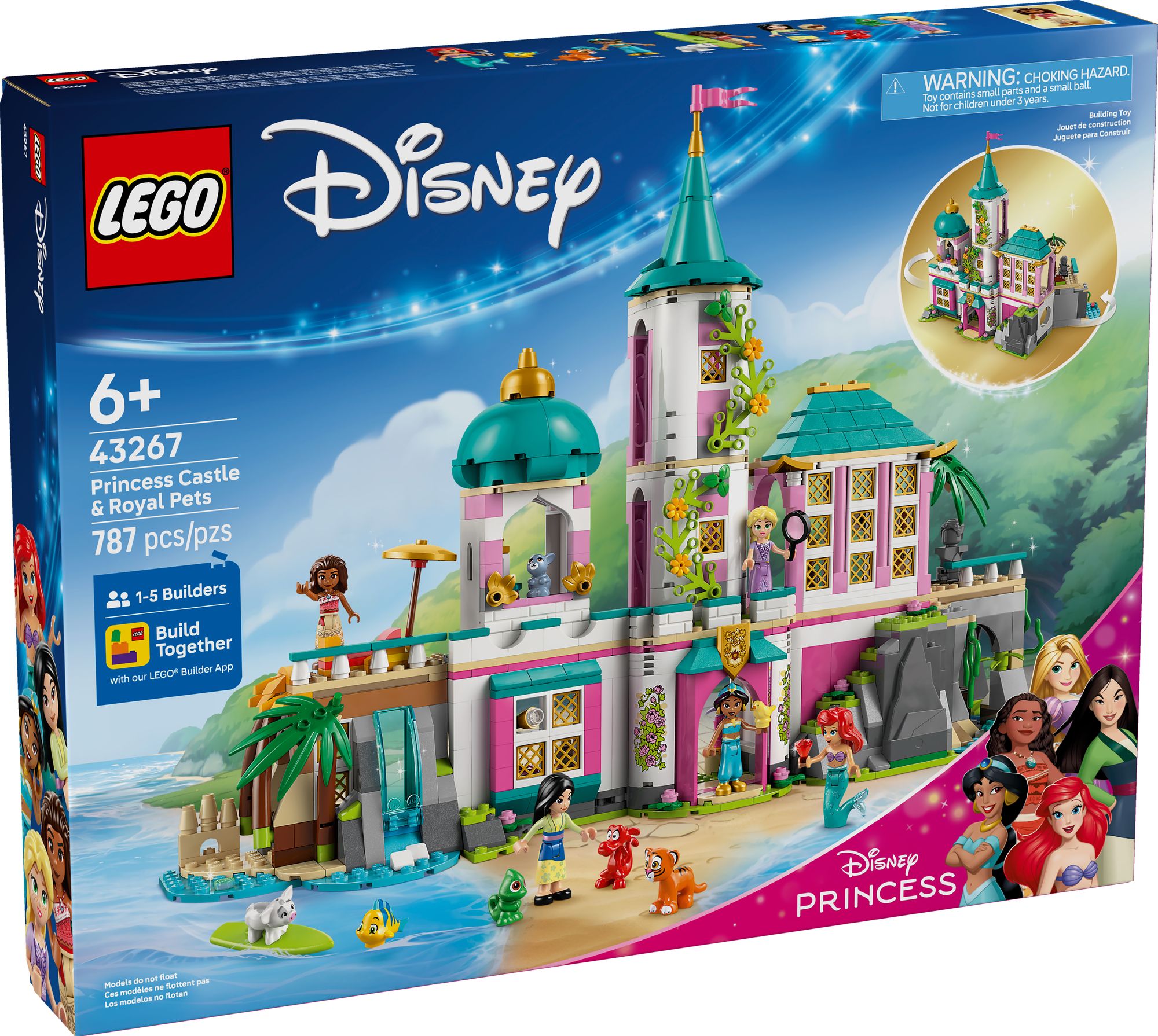 LEGO Disney Princess Princess Castle & Royal Pets 43267
