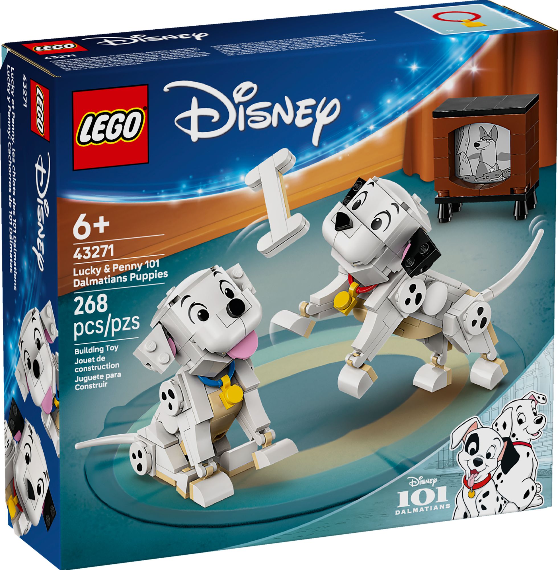 LEGO Disney Classic Lucky & Penny 101 Dalmatians Puppies 43271