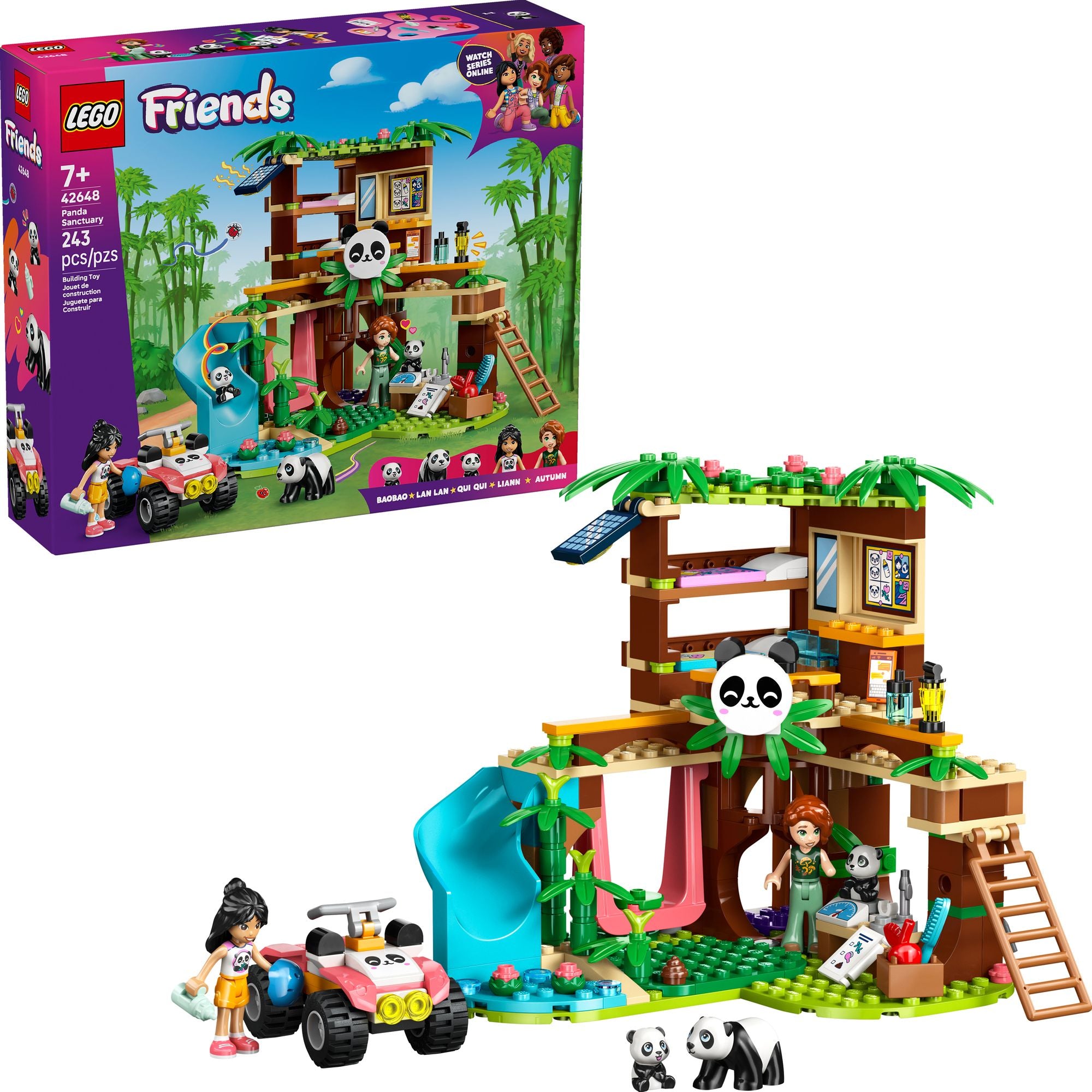 LEGO Friends Panda Sanctuary Animal Care 42648