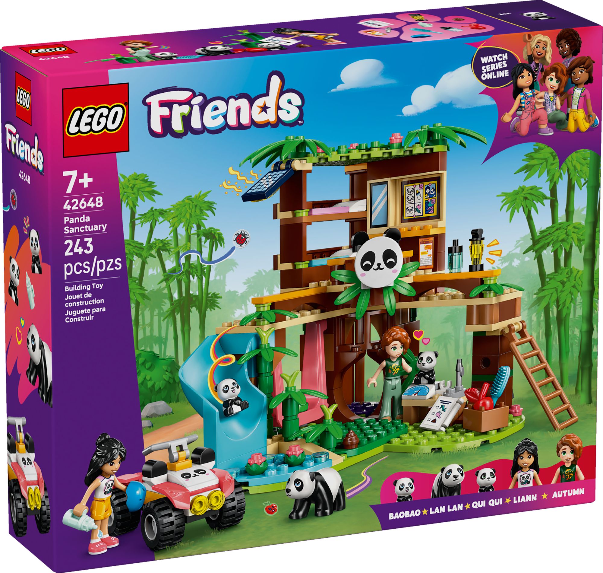 LEGO Friends Panda Sanctuary Animal Care 42648