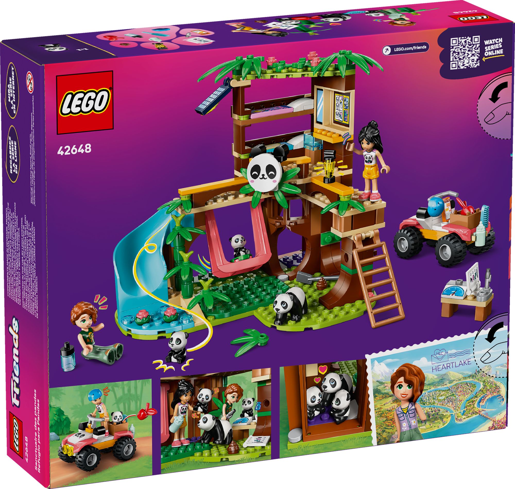 LEGO Friends Panda Sanctuary Animal Care 42648