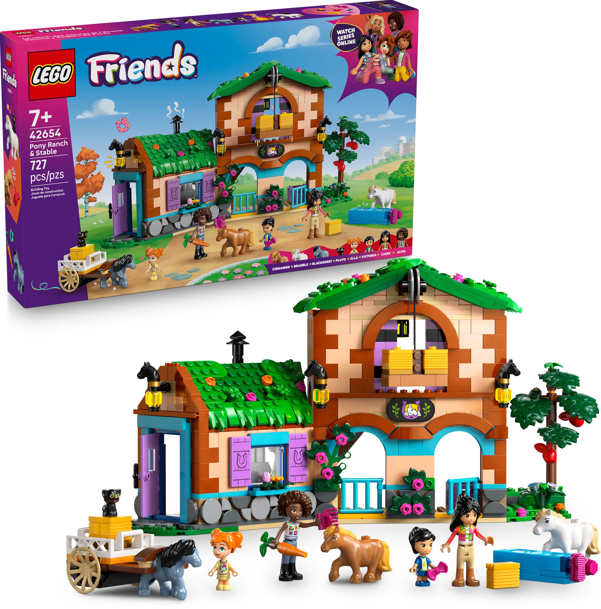 LEGO Friends Pony Ranch & Stable 42654