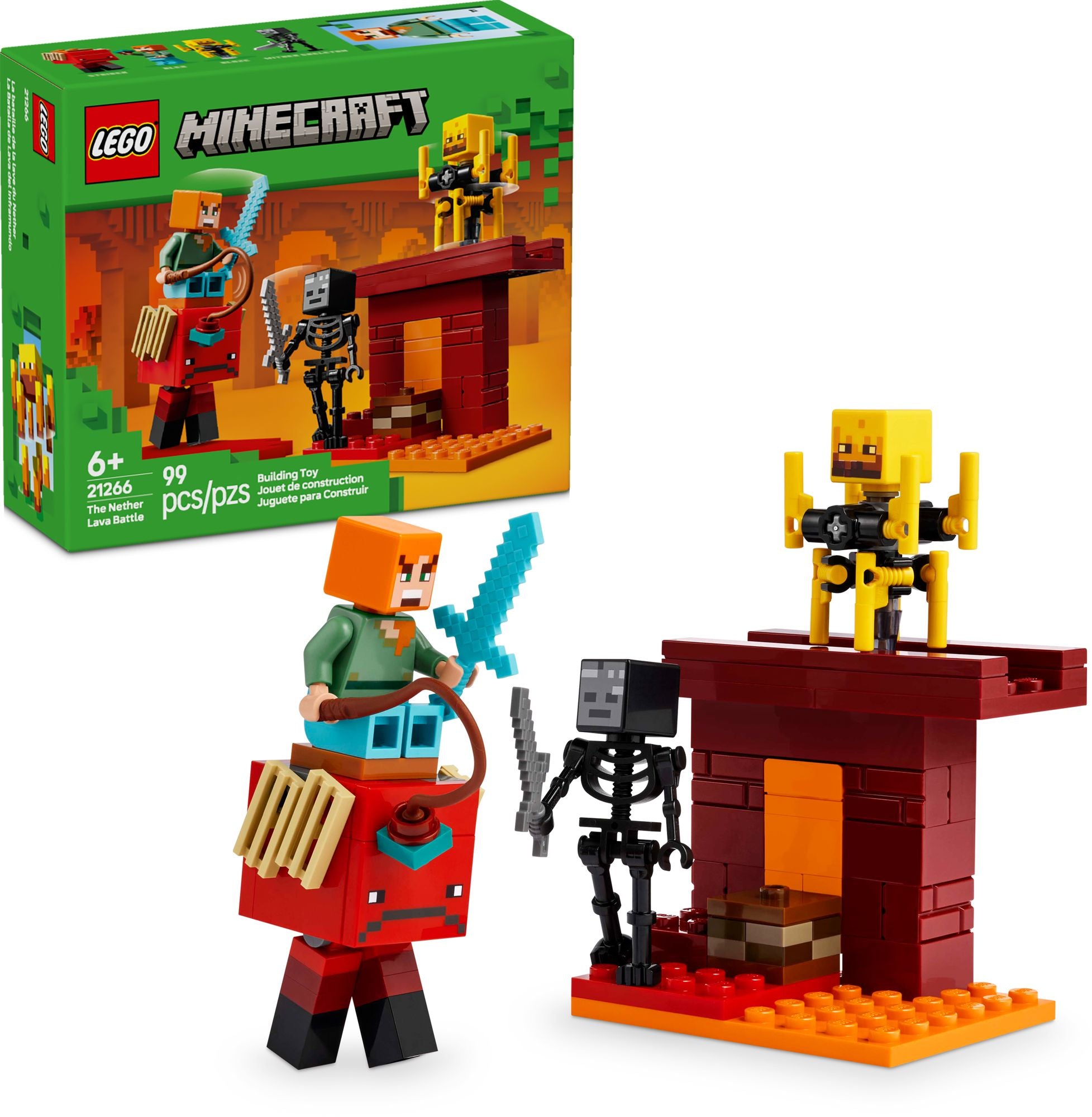 LEGO Minecraft The Nether Lava Battle 21266