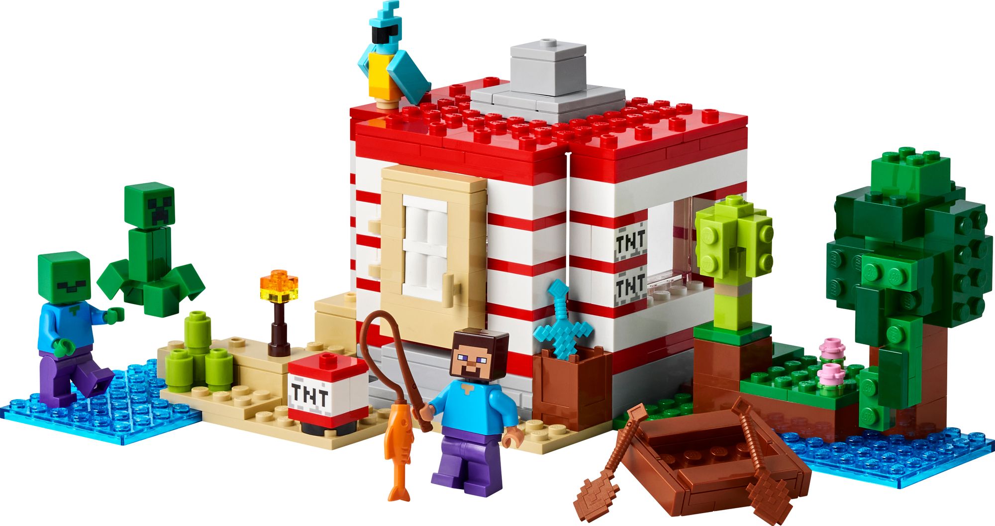 LEGO Minecraft The TNT Jungle House 21275