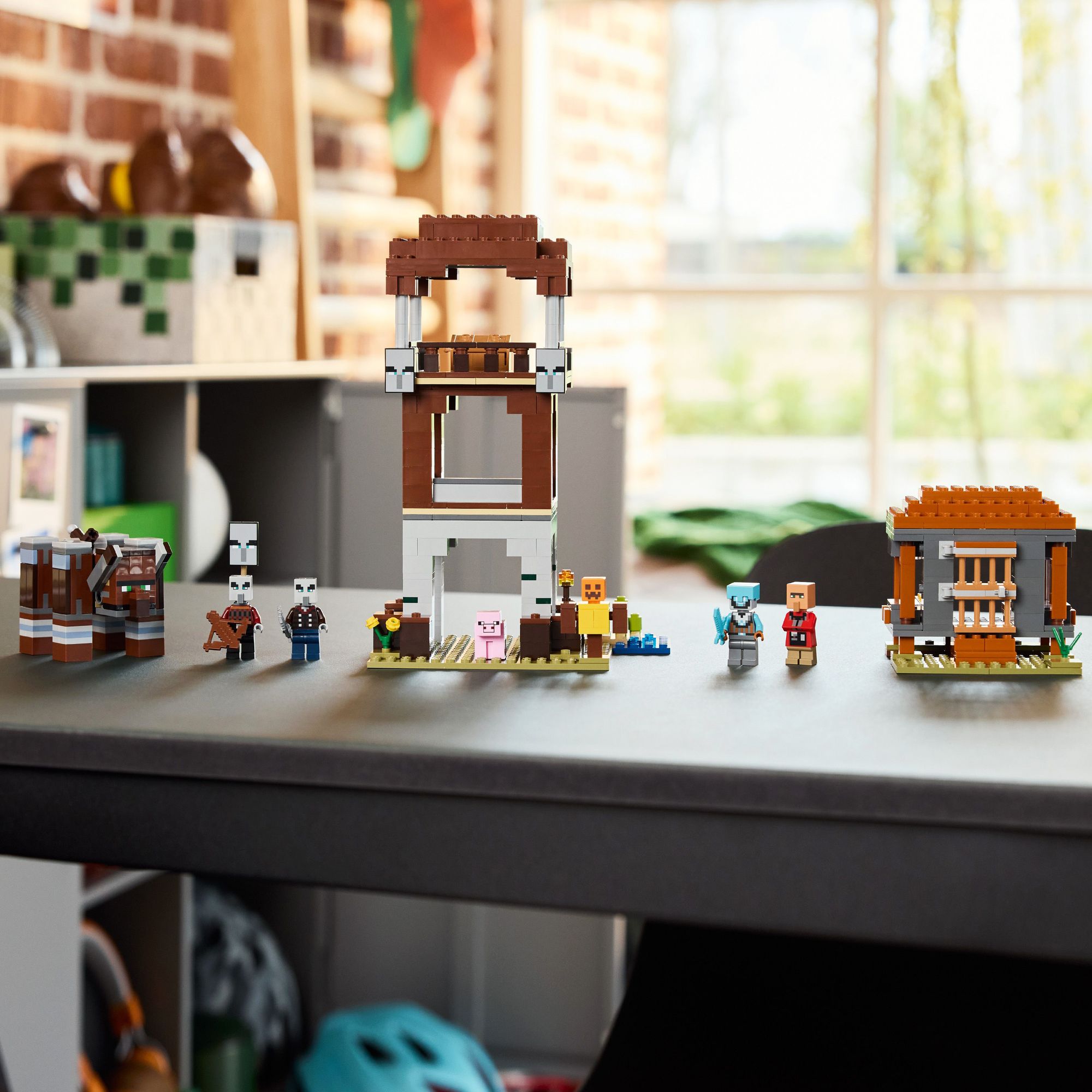 LEGO Minecraft The Pillager Outpost and Ravager 21278
