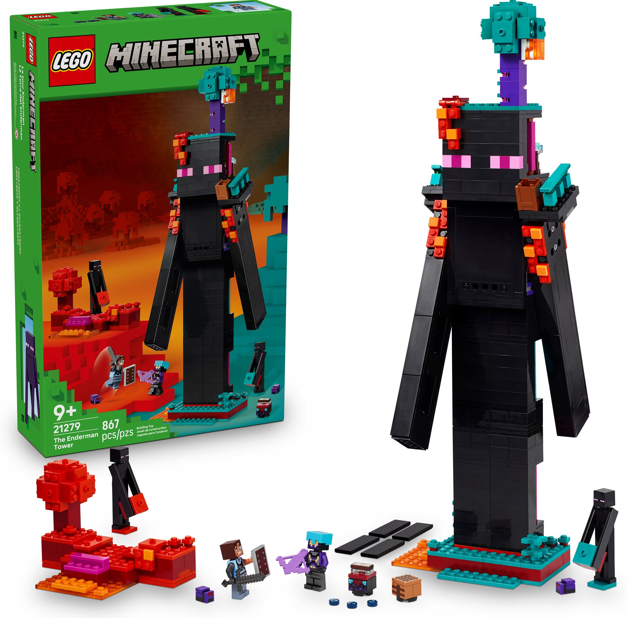 LEGO Minecraft The Enderman Tower 21279