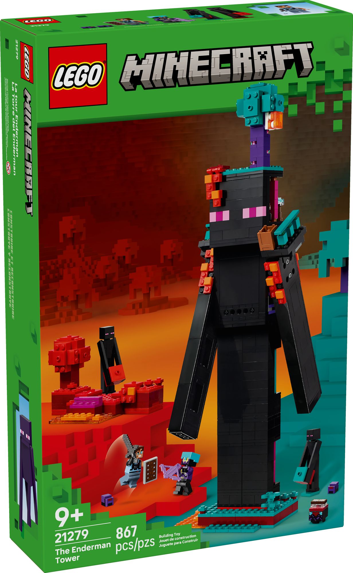 LEGO Minecraft The Enderman Tower 21279