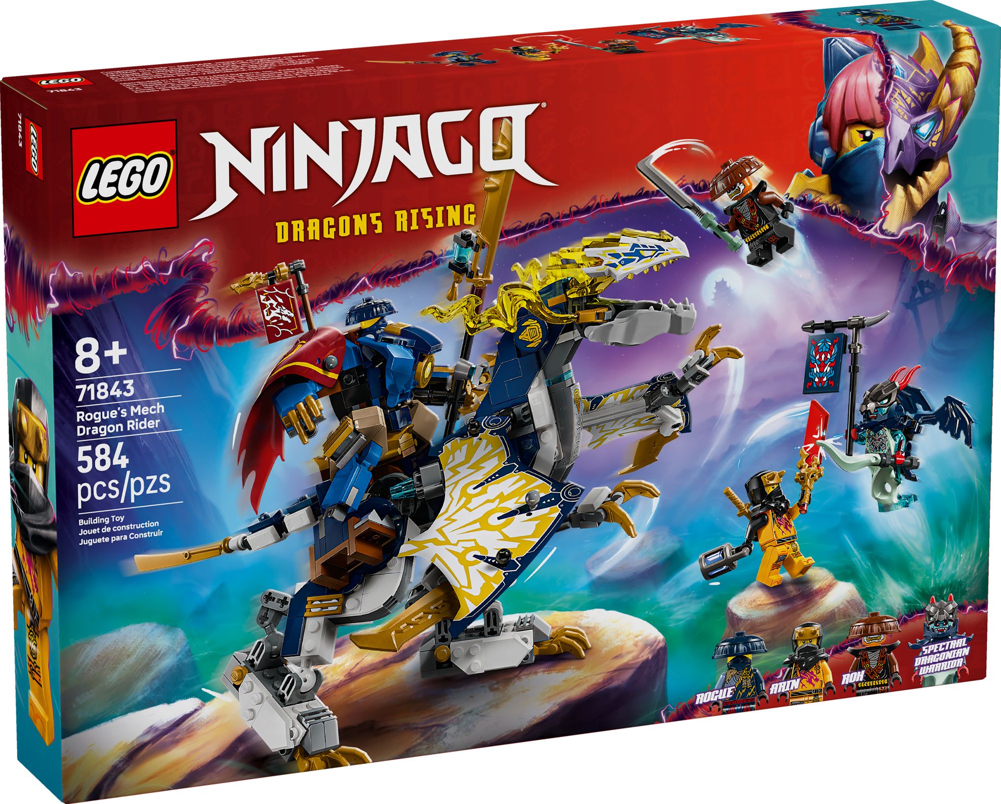 LEGO Ninjago Rogue's Mech Dragon Rider 71843
