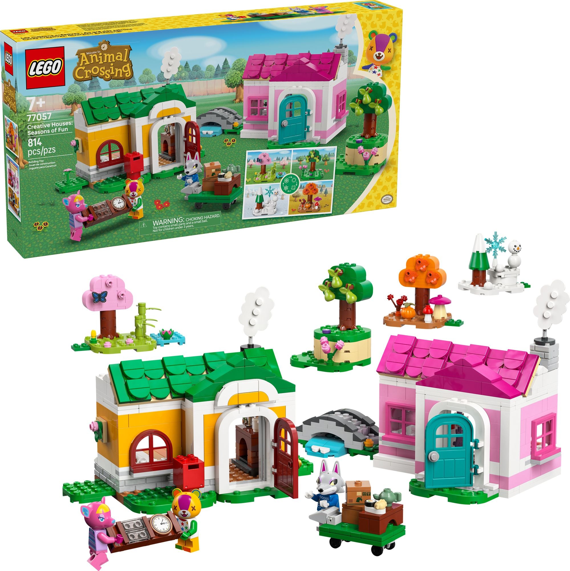 LEGO Animal Crossing Creative Houses: Seasons of Fun 77057