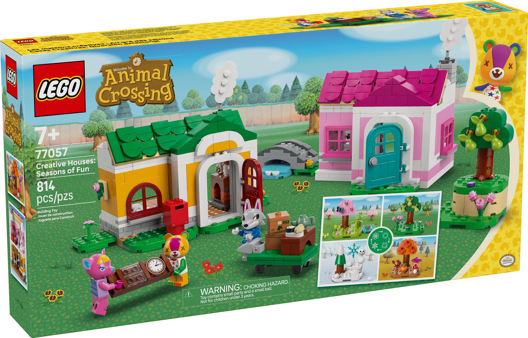 LEGO Animal Crossing Creative Houses: Seasons of Fun 77057