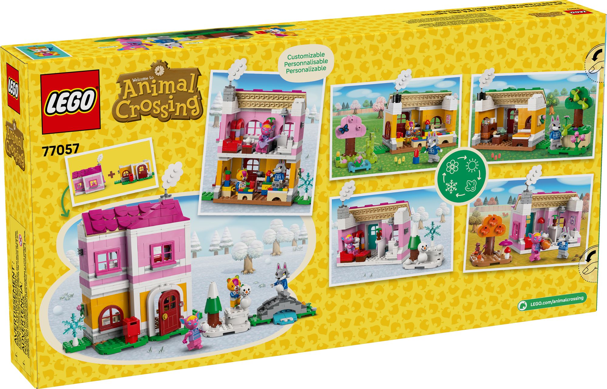 LEGO Animal Crossing Creative Houses: Seasons of Fun 77057