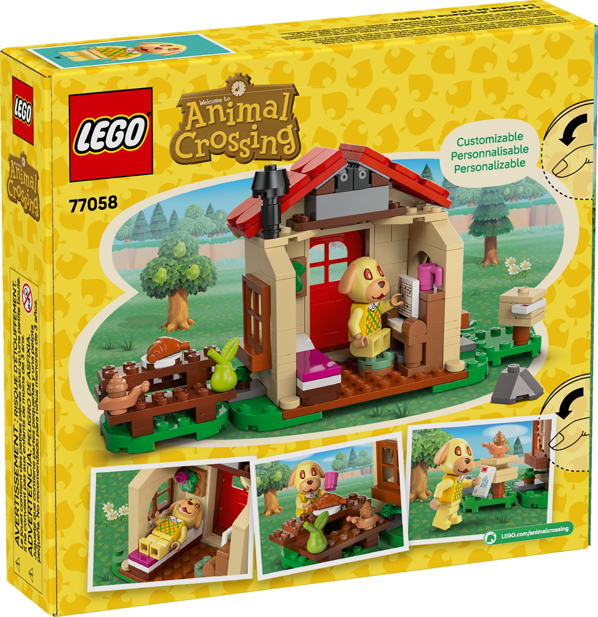 LEGO Animal Crossing Goldie's Cozy House 77058