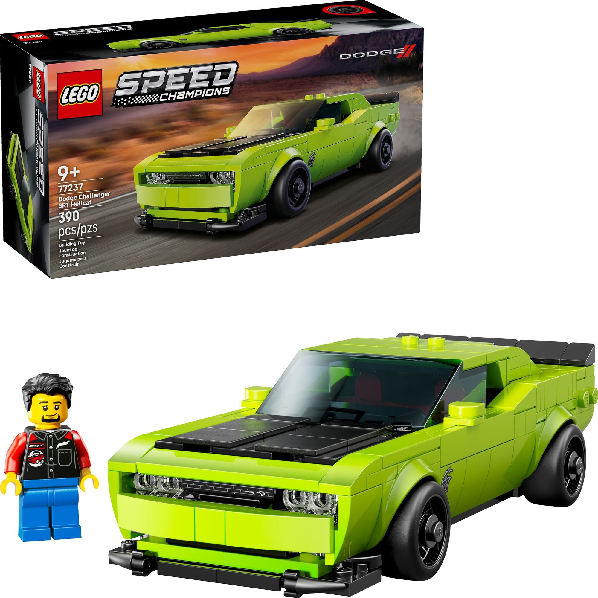 LEGO Speed Champions Dodge Challenger SRT Hellcat Sports Car 77237