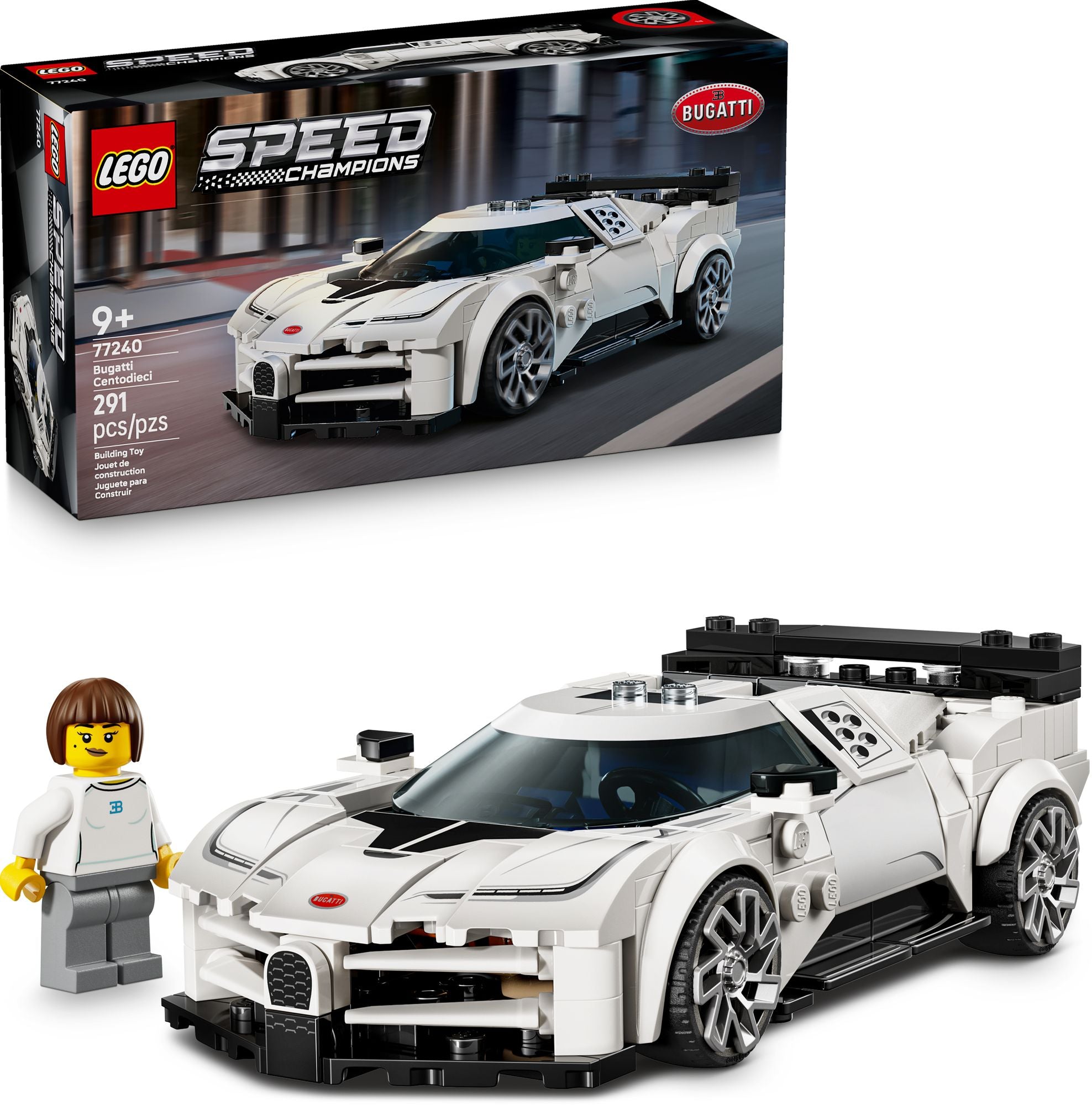 LEGO Speed Champions Bugatti Centodieci Hyper Sports Car 77240
