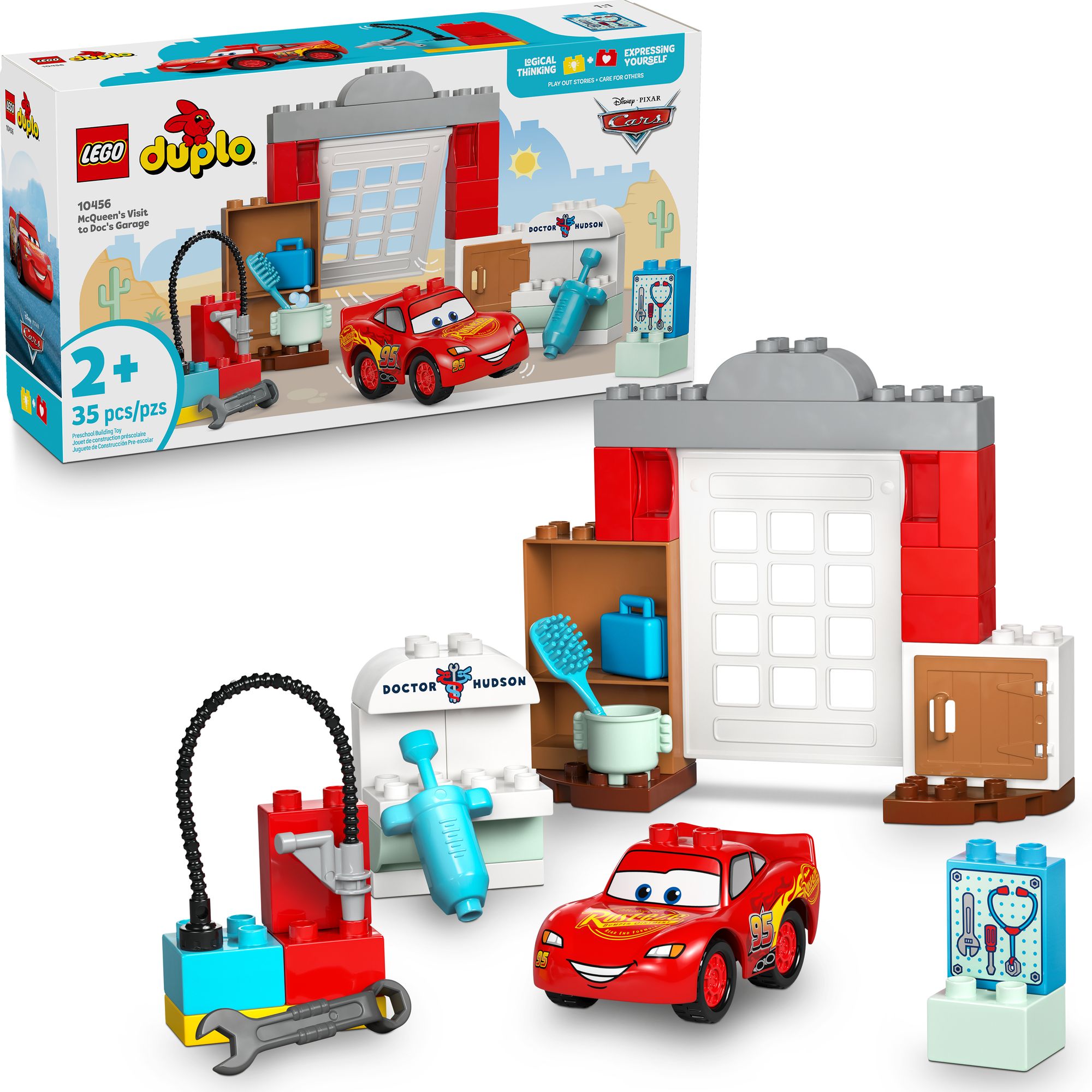 LEGO DUPLO Disney McQueen's Visit to Doc's Garage 10456
