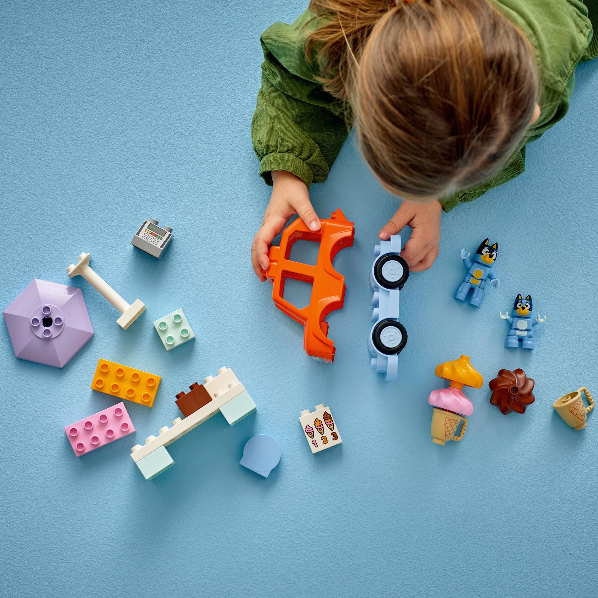 LEGO DUPLO Bluey Ice Cream Trip with Bluey 10458