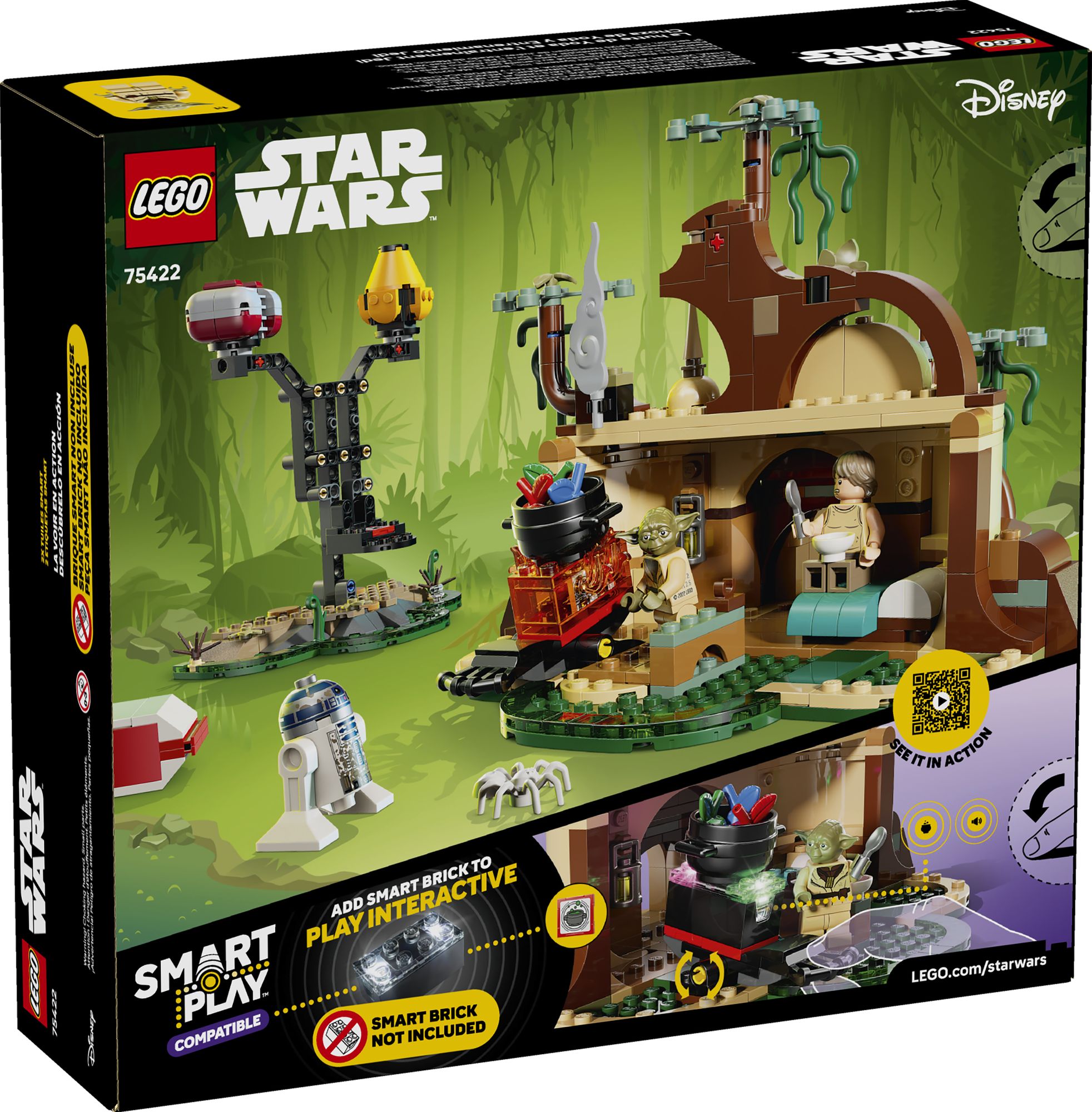 LEGO Star Wars SMART Play™: Yoda's Hut and Jedi Training 75422